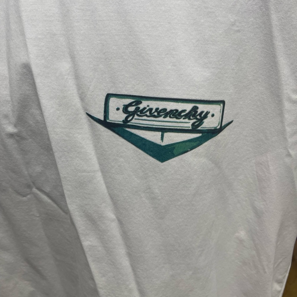 NWOT Men’s X-Large Givenchy Motel Cars Print Cotton T-Shirt In White/Multicolor - Picture 10 of 14